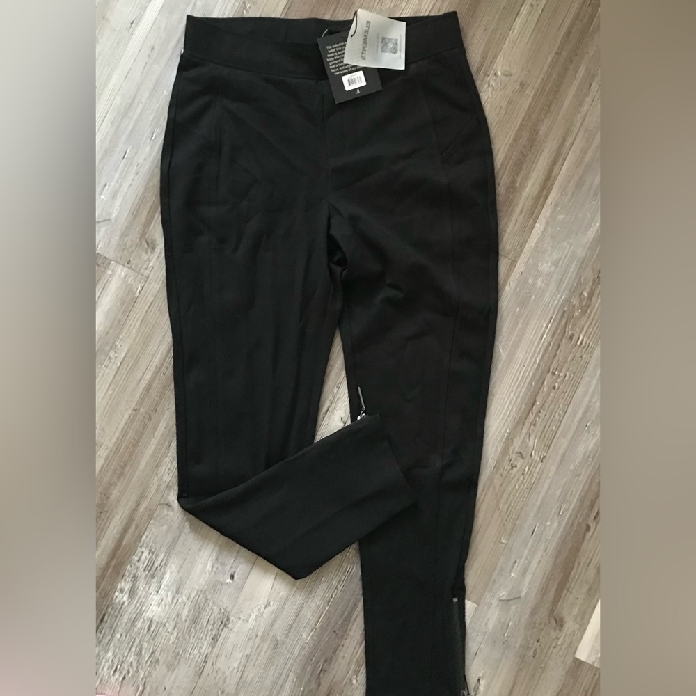 Adrienne Landau Black Ankle Pants